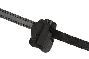 Frontline Open Top Kydex Hylster til GLOCK G19 Paddle - Sort