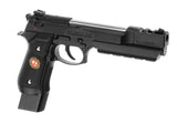 WE M92 Biohazard Extended helmetal GBB - Sort