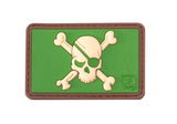 JTG Pirate Skull gummipatch