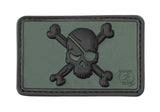 JTG Pirate Skull gummipatch