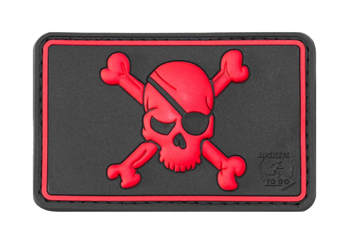 JTG Pirate Skull gummipatch