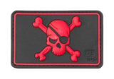 JTG Pirate Skull gummipatch
