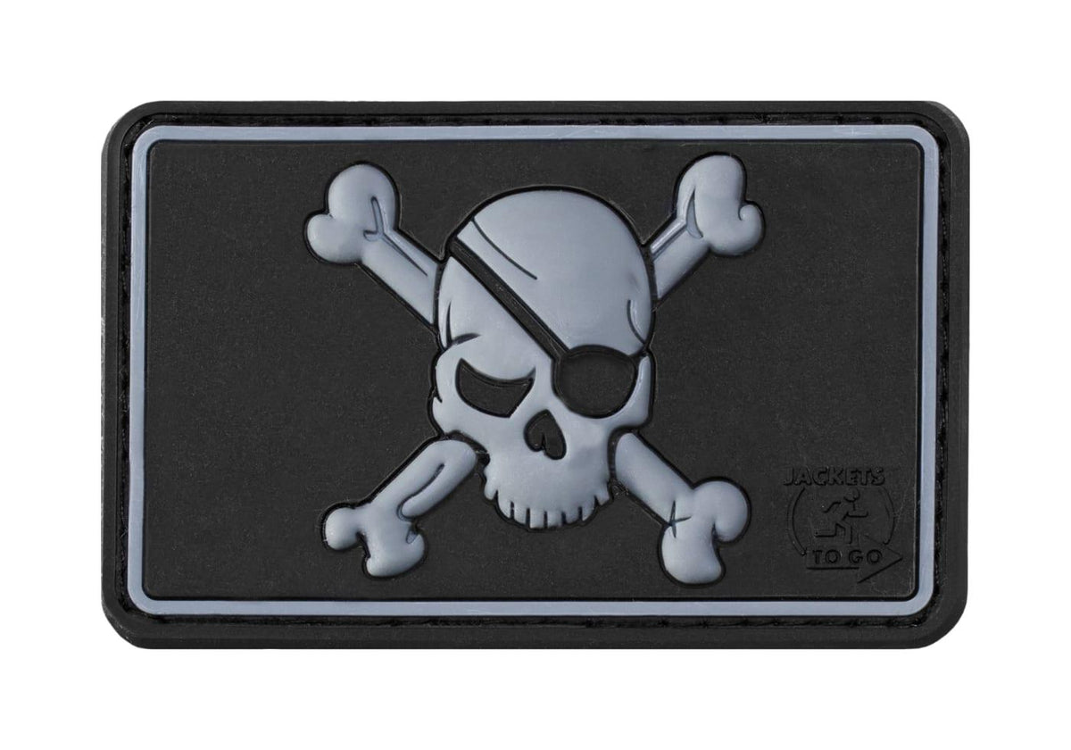 JTG Pirate Skull gummipatch