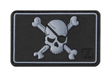 JTG Pirate Skull gummipatch