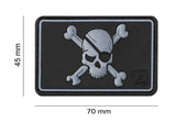 JTG Pirate Skull gummipatch