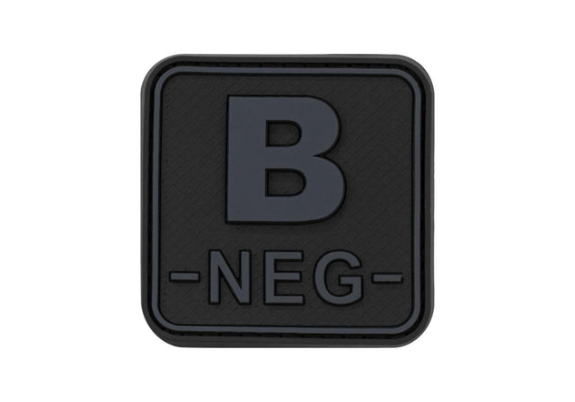 JTG Bloodtype Square gummipatch B Neg