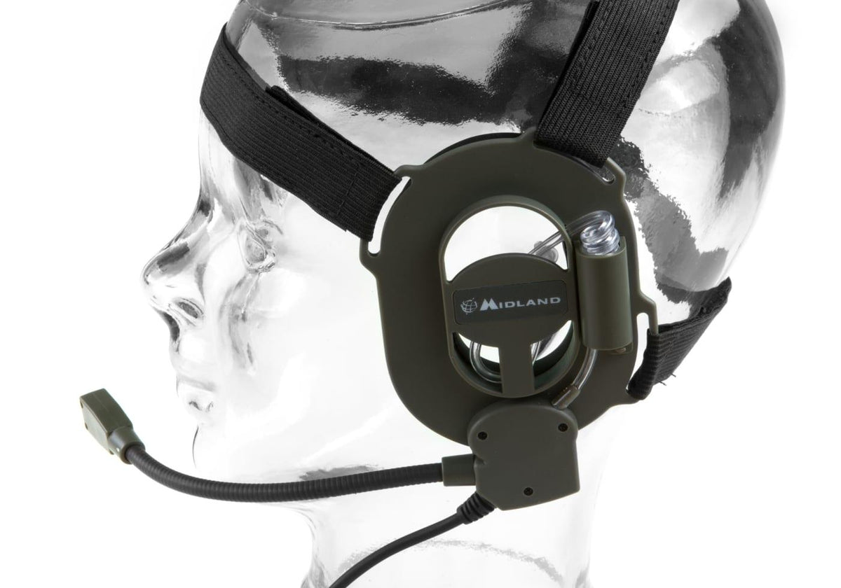 Midland Bow M Military Headset Kenwood Stik