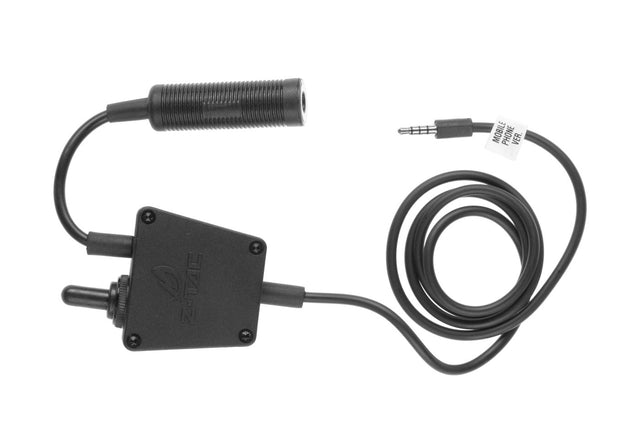 Z-Tactical E-Switch Taktisk PTT Mobile Phone Stik - Sort