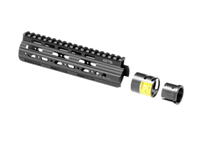 Leapers AR-15 7.2 Tommer Super Slim Free Float Forskæfte - Sort