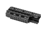 Leapers AK47 YU Quad Skinne Forskæfte - Sort