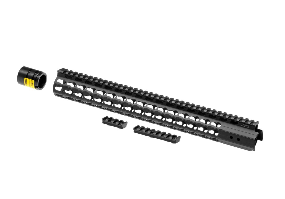 Leapers AR-15 15.3 Tommer Super Slim Free Float Forskæfte Keymod - Sort