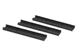 Manta 6 Tommer Very Lav Profil Skinne Guard 3-Pack - Sort