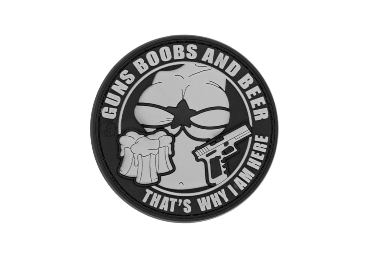 JTG Guns Boobs og Beer gummipatch