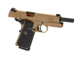 KJ Works M1911 MEU Full Metal Tan Co2 - Desert