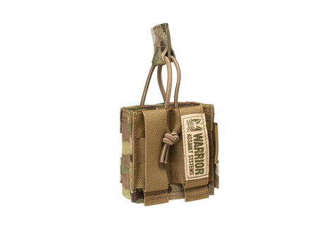 Warrior Enkelt Open magasinlomme 7.62mm - Multicam