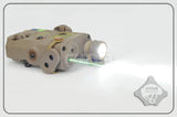 PEQ LA5 UPGRADED VERSION LED LYS OG LASER - TAN