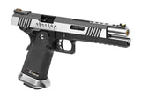 WE Hi-Capa 6 Force A Silver Barrel Full Metal GBB - Dual Tone