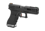 WE G-Force 17 BK Silver Barrel Metal Version GBB - Desert