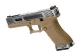 WE G-Force 17 SV Silver Barrel Metal Version GBB - Desert