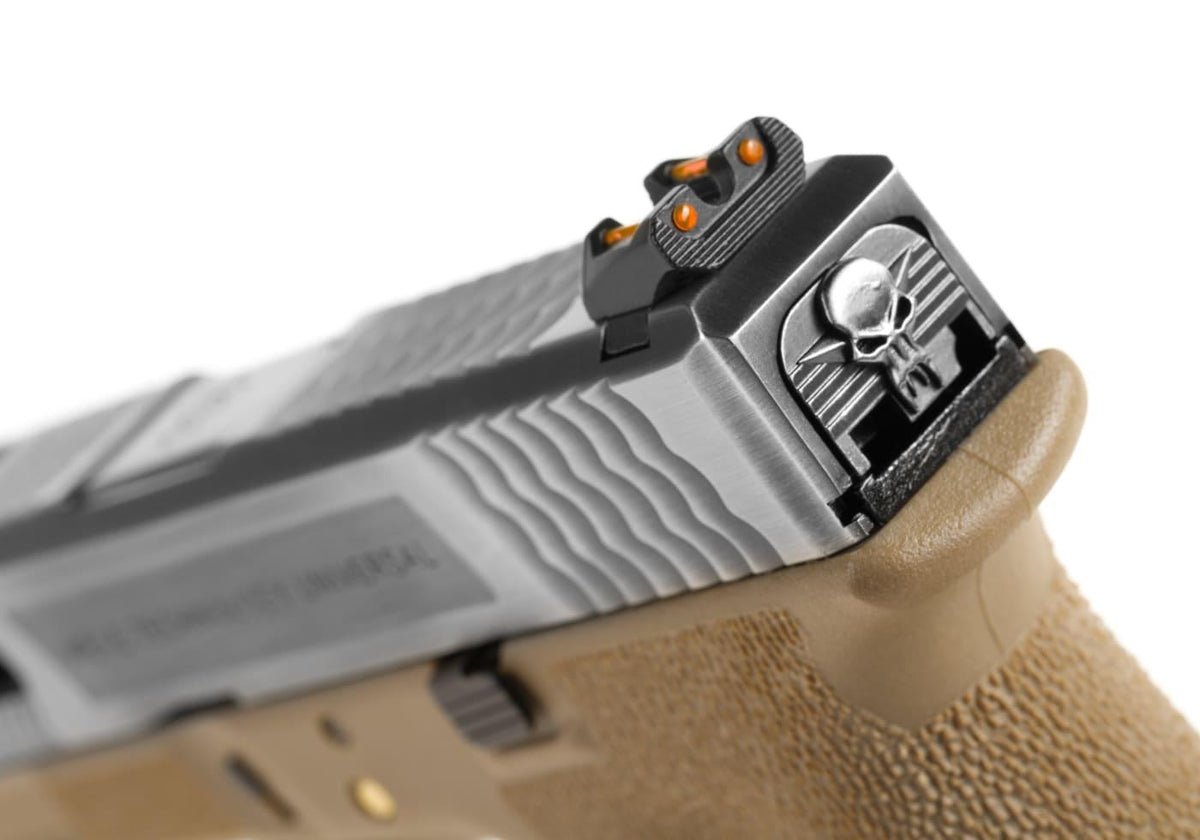 WE G-Force 17 SV Silver Barrel Metal Version GBB - Desert