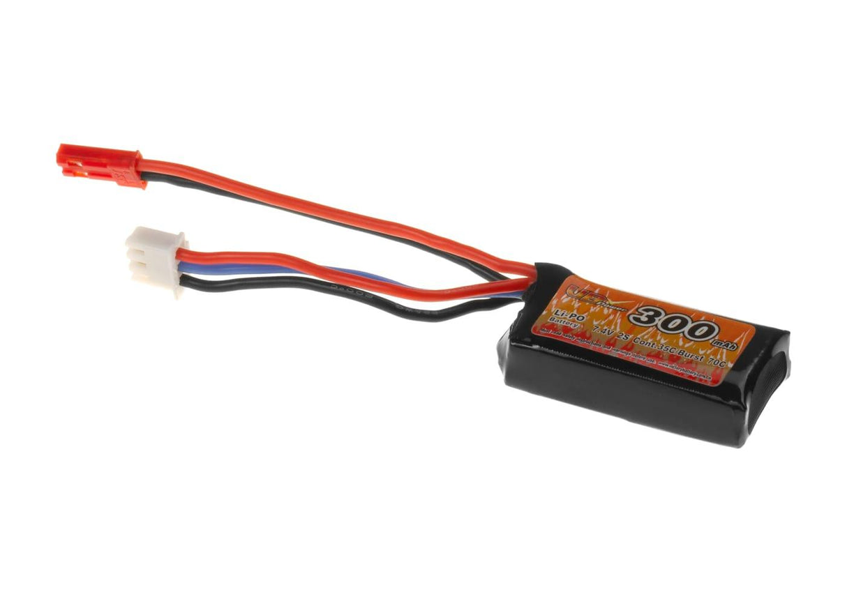 VB Power LiPo Batteri 7,4V 300mAh 35C/70C - til PolarStar FCU