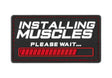 JTG Installing Muscles gummipatch - Multicolor
