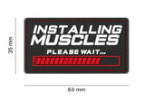 JTG Installing Muscles gummipatch - Multicolor
