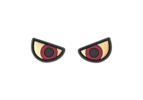 JTG Angry Eyes gummipatch - Multicolor