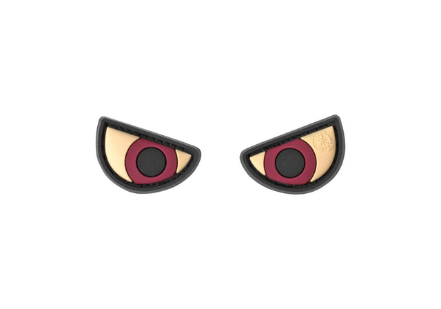 JTG Angry Eyes gummipatch - Multicolor