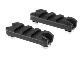 Amoeba 2 Tommer M-LOK Plastic Skinne 2-Pack - Sort
