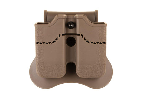 Amomax Dobbelt magasinlomme für WE / KJW / KWA / TM 1911 - Dark Earth