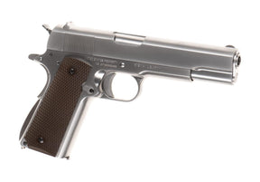 WE Colt M1911 Full Metal GBB - Silver