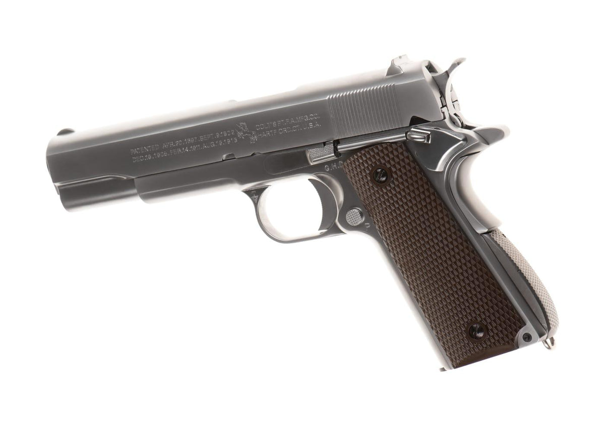 WE Colt M1911 Full Metal GBB - Silver