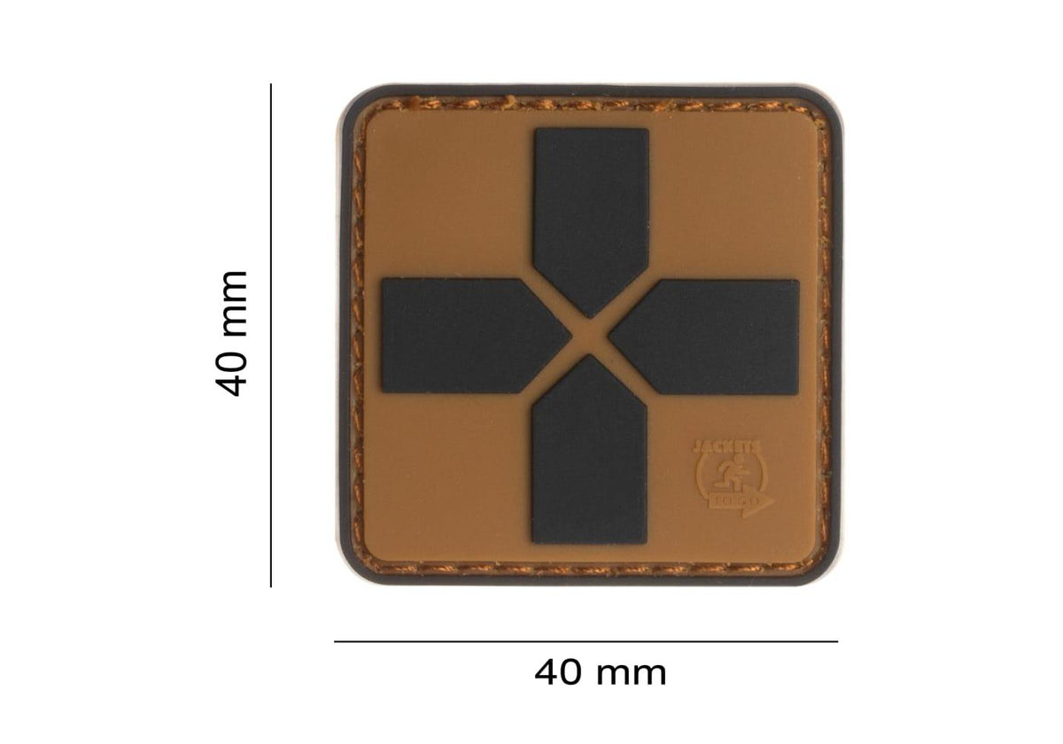 JTG Rød Cross gummipatch 40mm