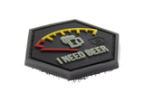 I Need Beer Red - Patch