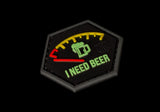 I Need Beer Red - Patch