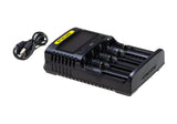Nitecore UM4 Oplader - Sort