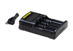 Nitecore UMS4 Oplader - Sort