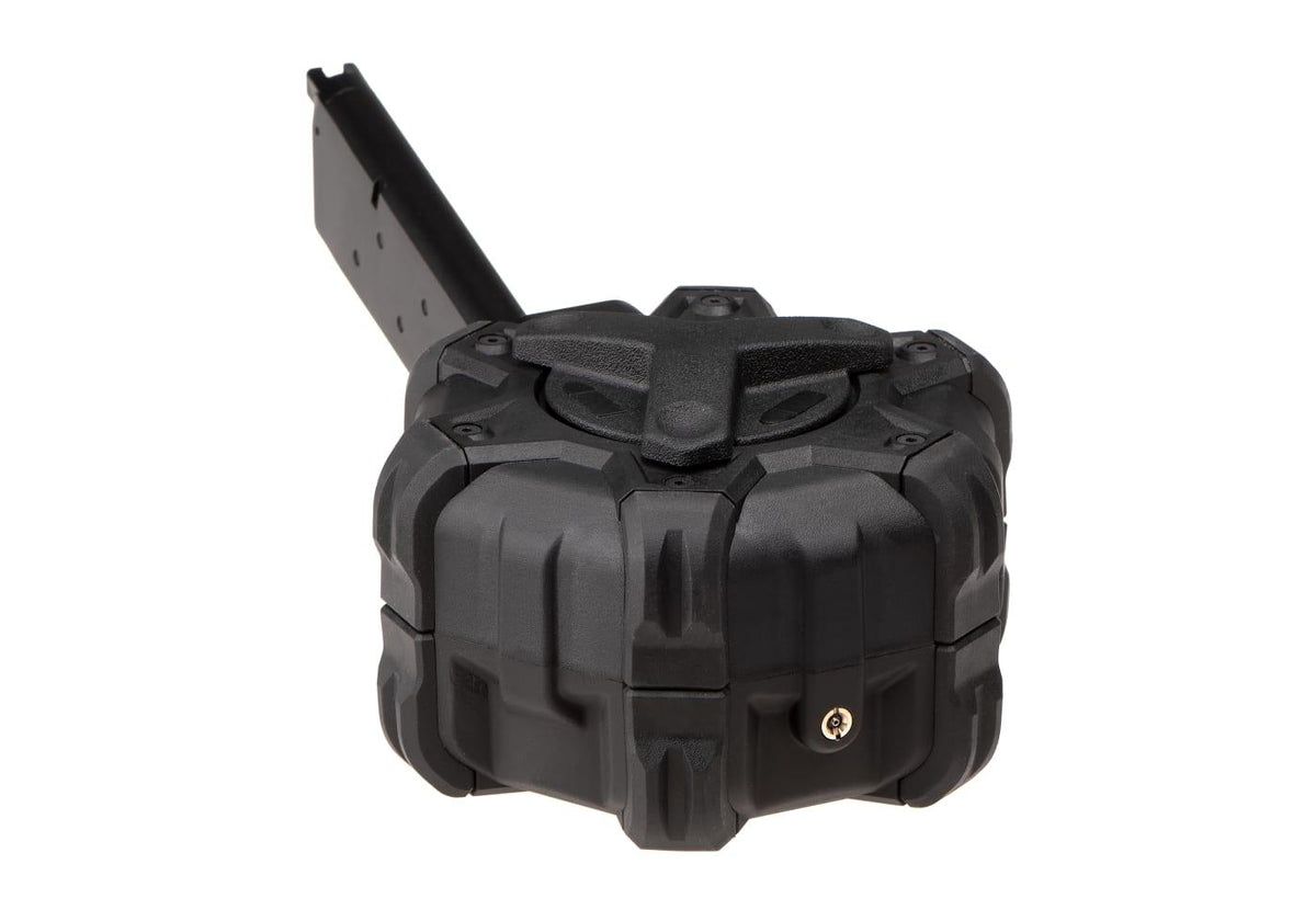 AW Custom Drum Magasin NE-Series / 1911 GBB 350rds - Sort