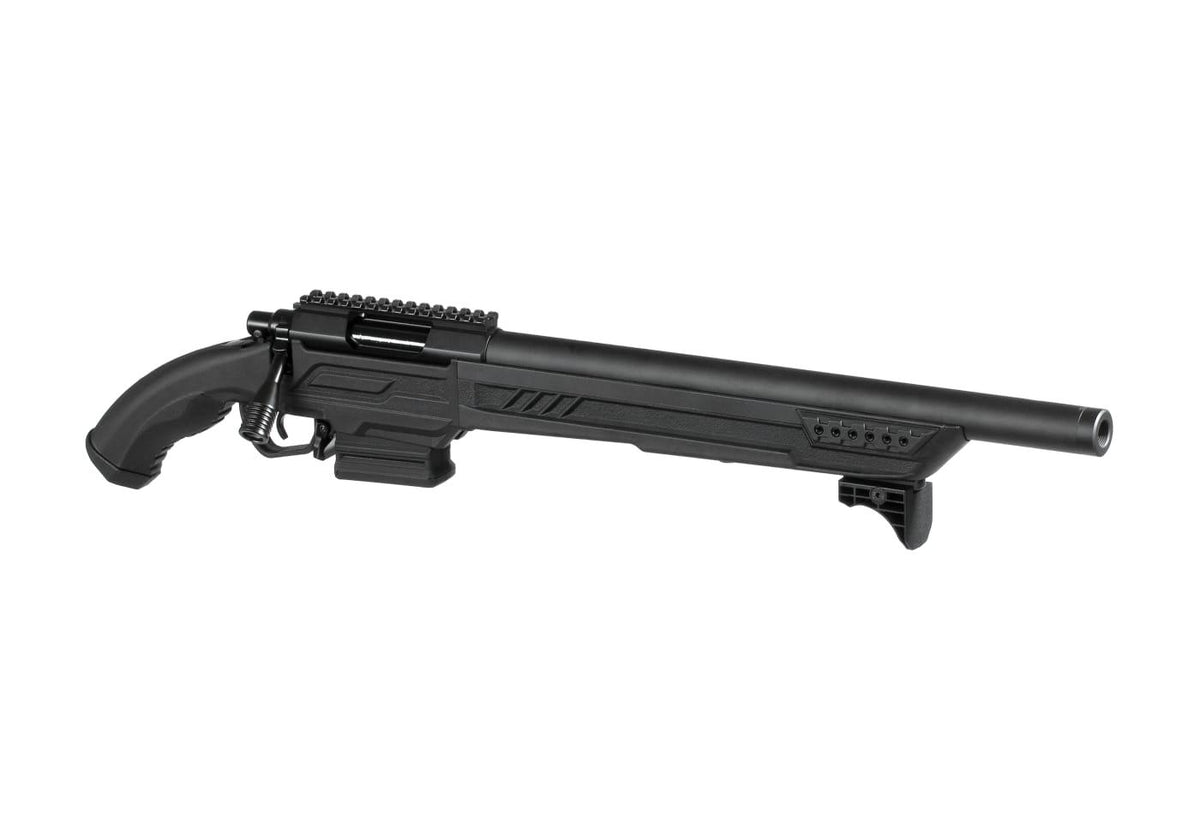 Action Army AAC T11 Short Bolt Action Sniper Riffel - Sort