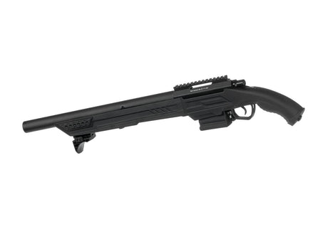 Action Army AAC T11 Short Bolt Action Sniper Riffel - Sort