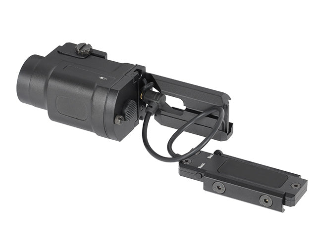 Russisk Taktisk Flashlight K-2P - Sort