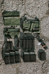 Plate Carrier Double AR-10/SR25 Magazine Insert - Black
