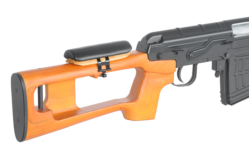 SVD Airsoft Bolt Action Sniper Riffel - ægte træ