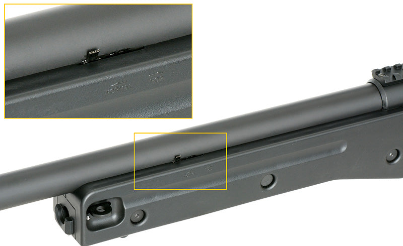 MP002B sniper riffel replica - Sort