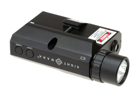 Sightmark LoPro Combo Flashlight VIS/IR og Grøn Laser - Sort