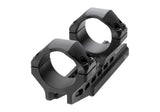 Leapers Accu-Sync 34mm High Profil 50mm Offset Rings - Sort