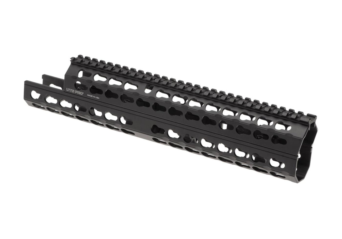 Leapers AK 13.5 Tommer Super Slim Keymod Forskæfte CN - Sort