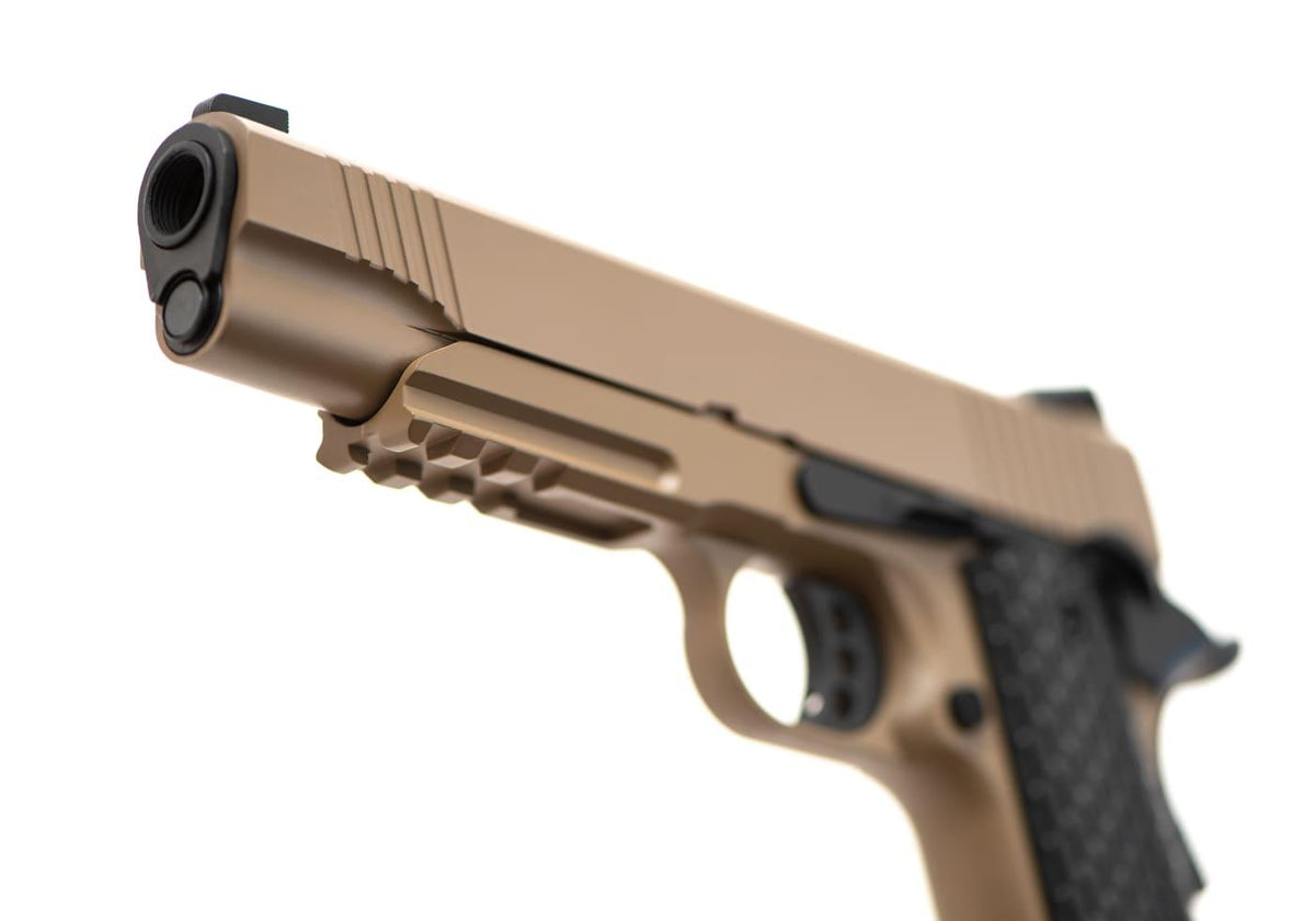 Army Armament M1911 Tactical Full Metal GBB - Desert