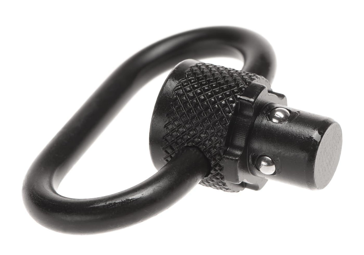 Leapers Heavy Duty Steel Push Button QD slingsvivel 1.4 Tommer